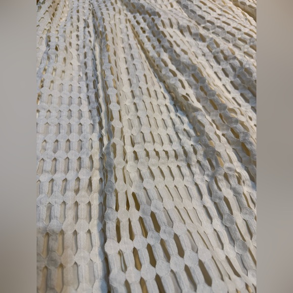 π€ Banana Republic Open Weave Midi Skirt β Ivory / Off-White (Size 2) β NWT π€ - Picture 2 of 7